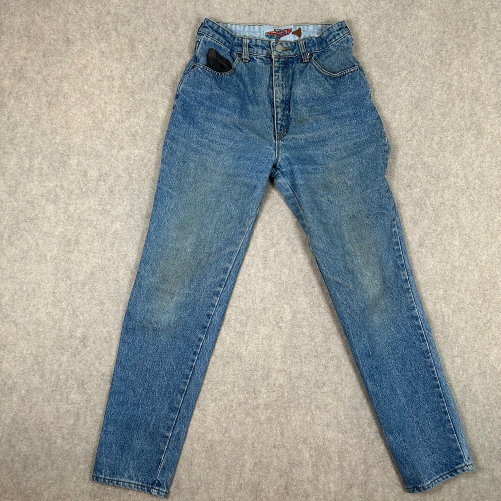Cruiser Jeans Womens 11/12‎ Blue High Rise Tapered Leg Vintage Denim Pants